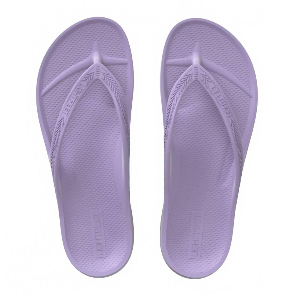NEW LIGHTFEET women's arch support sandals in lavender